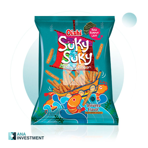 OISHI SUKY SUKY SEAWEED FLAVOR 60G