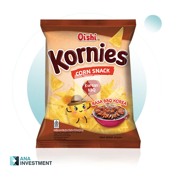 OISHI KORNIES KOREAN BBQ FLAVOR 60G