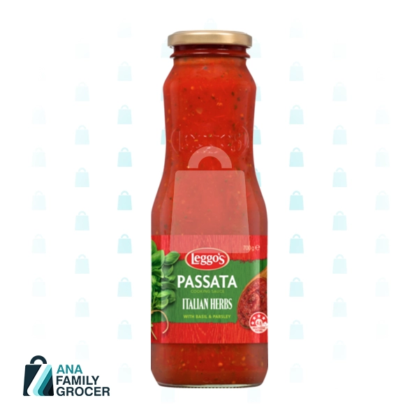 LEGGOS ITALIAN PASTA SAUCE WITH HERBS & BASIL 700G