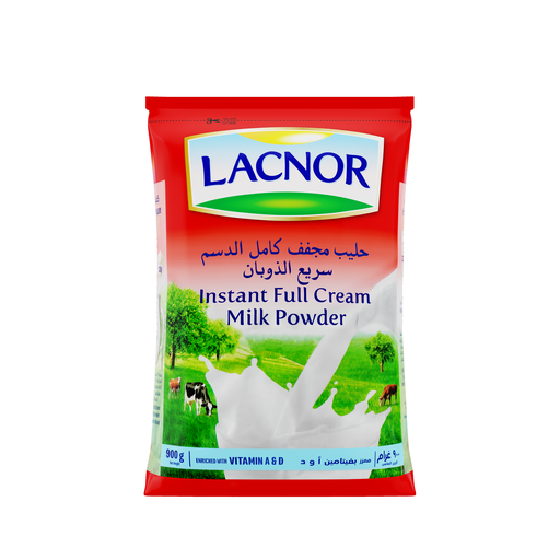 LACNOR FULL CREAM MILK POWDER 900G  