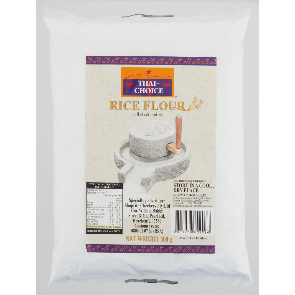 THAI CHOICE RICE FLOUR 500G