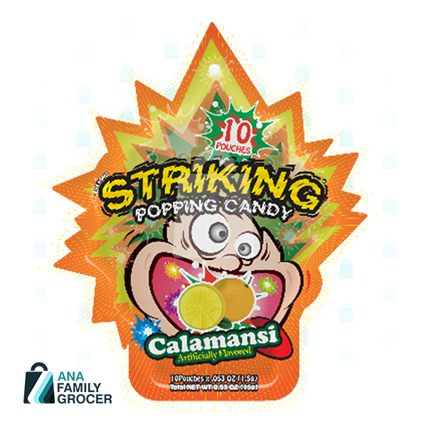 STRIKING POPPING CANDY CALAMANSI 15G