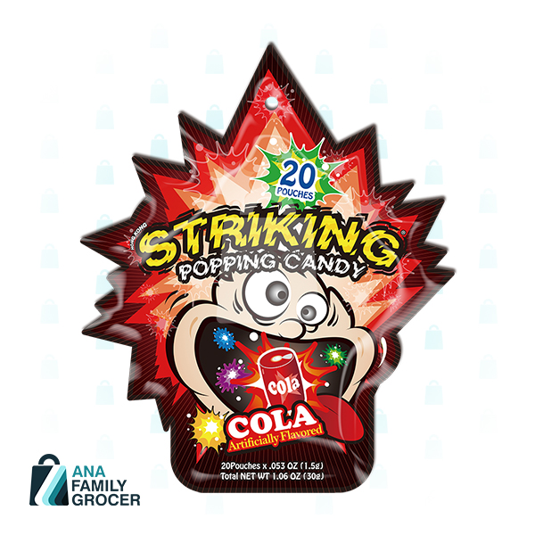 STRIKING POPPING CANDY COLA 15G