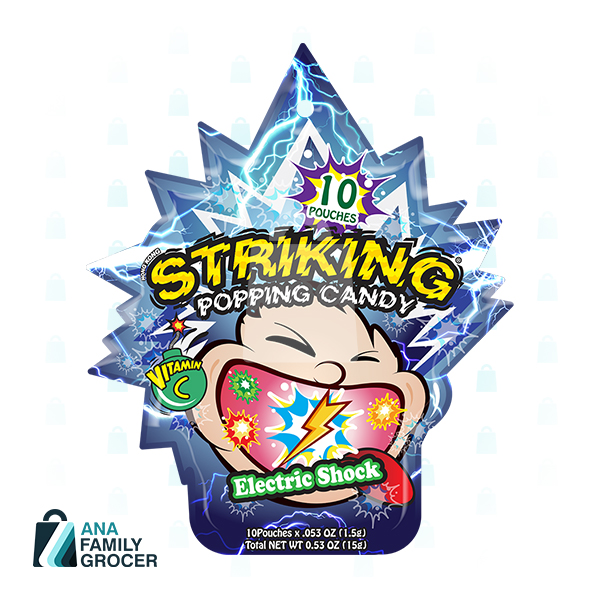 STRIKING POPPING CANDY ELECTRIC SHOCK 15G