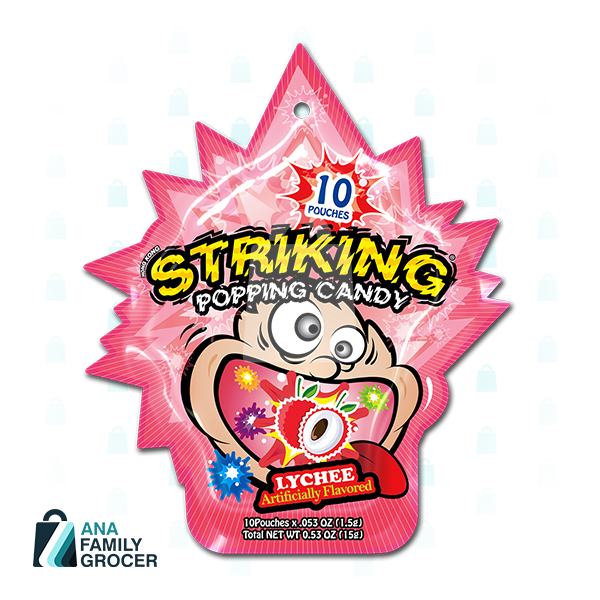 STRIKING POPPING CANDY LYCHEE 15G