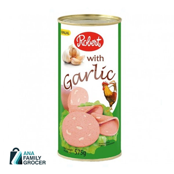 ROBERT CHICKEN LUNCHEON MEAT WITH GARLIC 575G