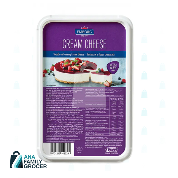 EMBORG CREAM CHEESE 70% NATURAL 1.5KG