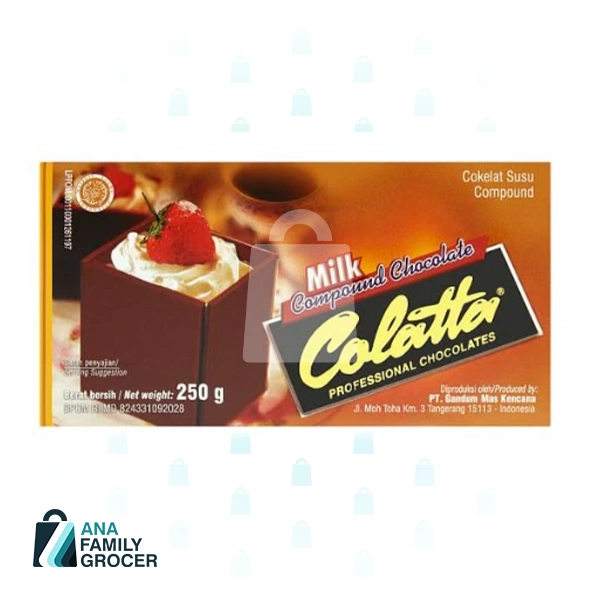 COLATTA MILK COMPOUND BLOCK 250G