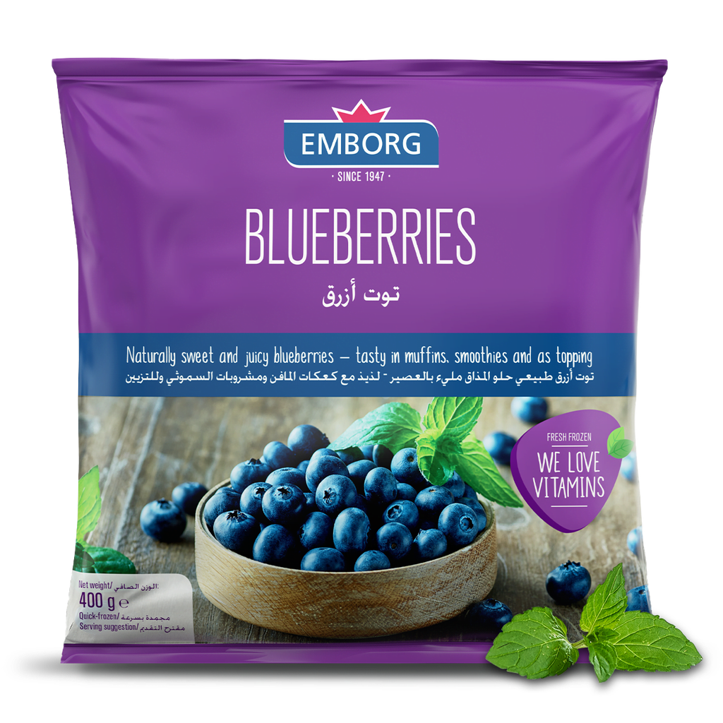EMBORG BLUEBERRIES FROZEN 400G