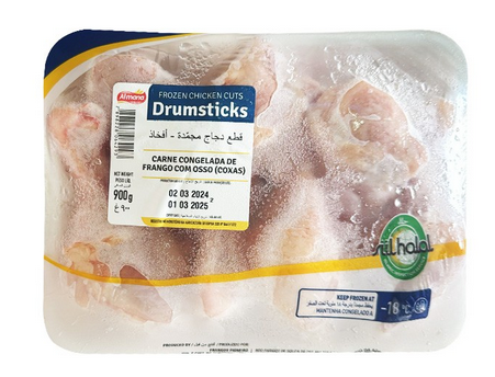 DRUMSTICK IN TRAYS AL MANA 900G 