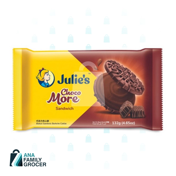 JULIE'S CHOCO MORE SANDWICH 132G 