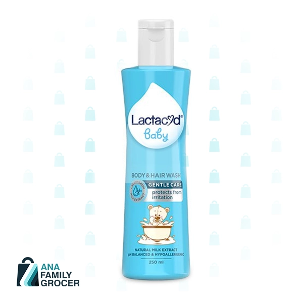 LACTACYD BABY BODY & HAIR WASH 250ML