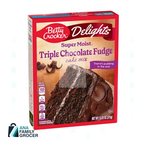 BETTY CROCKER SUPER MOIST (RED VELVET) CAKE MIX 375G 