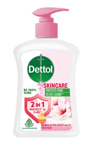 DETTOL HANDWASH LIQUID BOT SKIN CARE 250ML