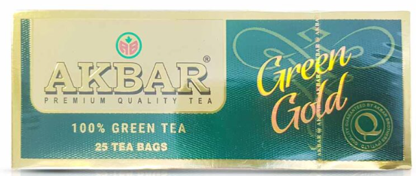 AKBAR GREEN GOLD TEA 1.5G X 25