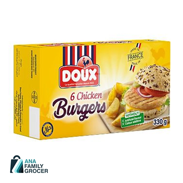 DOUX CHICKEN BURGER 330G