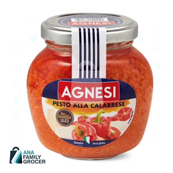 AGNESI PESTO- ALLA CALABRESE (PEPPER & CHILLI)185G