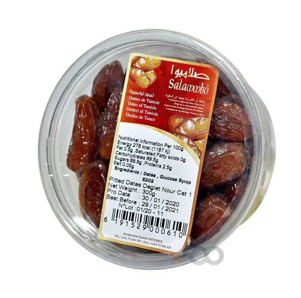 DATES PROCESSED SALAMBO PITTED 850G