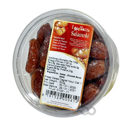 SALAMBO PITTED DATES 300G