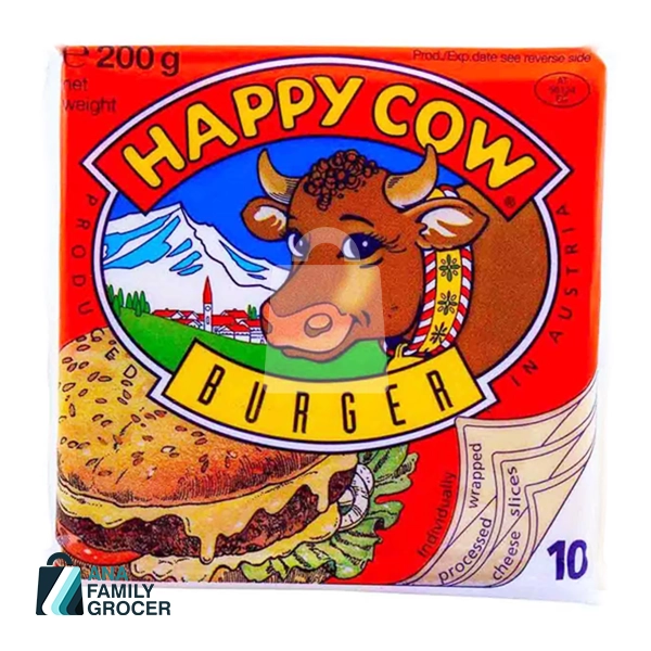 HAPPY COW SLICE CHEESE BURGER 200G