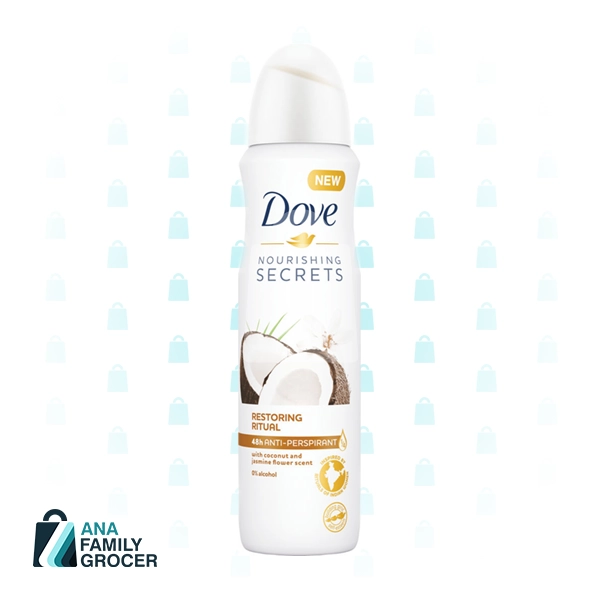 DOVE DEO  SPRAY COCONUT & JASMINE 150ML