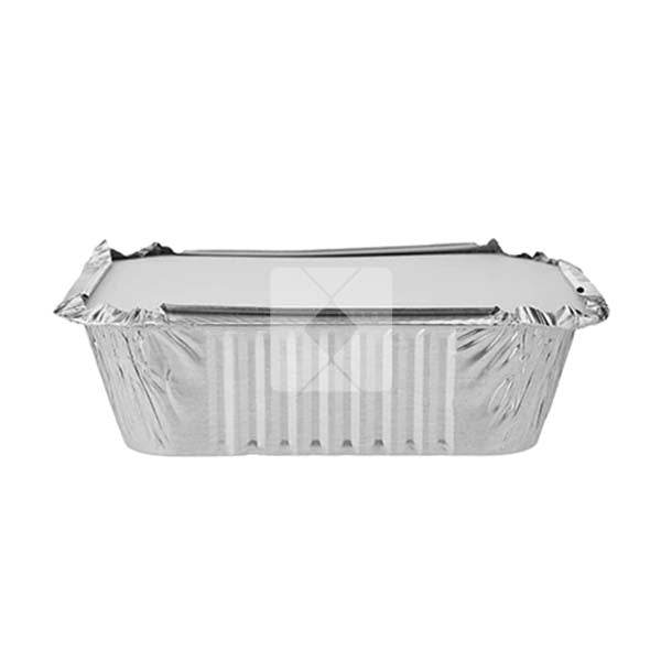 HOT PACK ALUMINIUM CONTAINER # WITH LIDS "9 X 7"