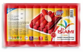 AL ISLAMI  JUMBO CHICKEN HOTDOG 500GM