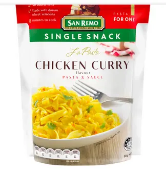 SAN REMO PASTA CHICKEN CURRY #292 80GM  
