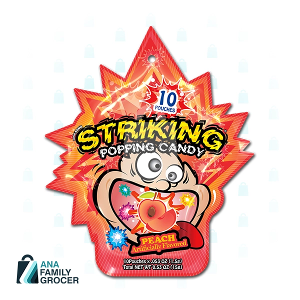 STRIKING POPPING CANDY PEACH 15G 