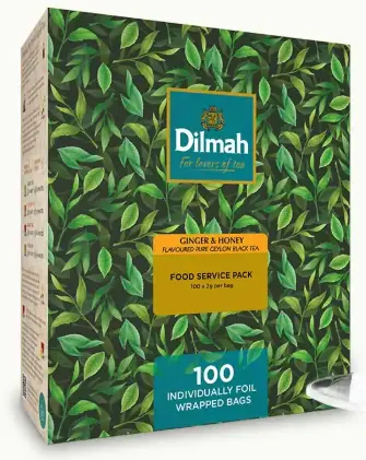 DILMAH GINGER & HONEY 2G X 100