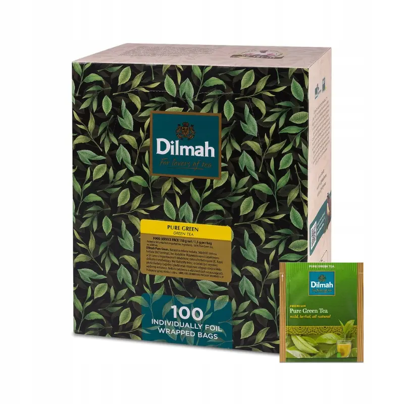 DILMAH PURE GREEN TEA 2G X 100 
