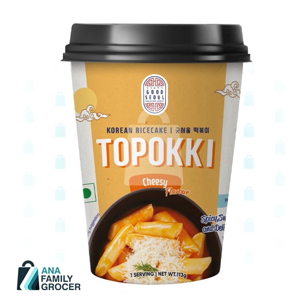 GOOD SEOUL KOREAN RICE CAKE TOPOKKI CHEESE 93G