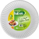 FALCON DISPOSABLE PAPER PLATES 9" 100 PLATES