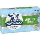 DEVONDALE UNSALTED BUTTER 250G