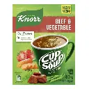 KNORR CUP-A-SOUP REGILAR BEEF & VEGETABLE 80G 