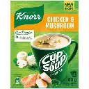 KNORR CUP-A-SOUP REGULAR CHICKEN & MUSHROOM 80G