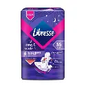 LIBRESS SINGLE PACK LONG & WIDE FIT NIGHT ELW 35CM- 6's x 24PKT