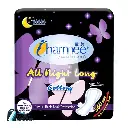 CHARMEE SANITARY NAPKIN ALL NIGHT LONG 10 PADS