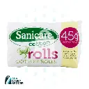 SANICARE COTTON ROLLS 45G 