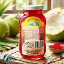 FLORENCE COCONUT GEL IN SYRUP NATA DE COCO RED 340G 