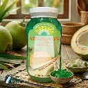 FLORENCE COCONUT GEL IN SYRUP NATA DE COCO BUKO PANDAN 340G