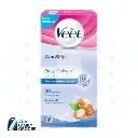 VEET WAX STRIPS SENSITIVE SKIN EXFOLIATE AND MOISTURIZE SKIN 20'S