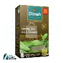 DILMAH TEA BAG CEYLON GREEN TEA WITH GINGER 20 BAGS
