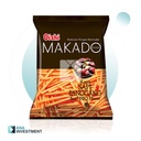OISHI MAKADO STICKS BEEF BARBEQUE FLAVOR 60G X 24