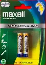 MAXELL ALKALINE AAA 2PCS 