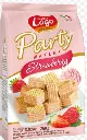 LAGO PARTY WAFER STRAWBERRY 250G  